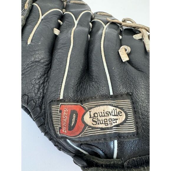 Louisville Slugger Men's Softball Leather Baseball Glove Mitt Genesis 1884 Black - Picture 3 of 7